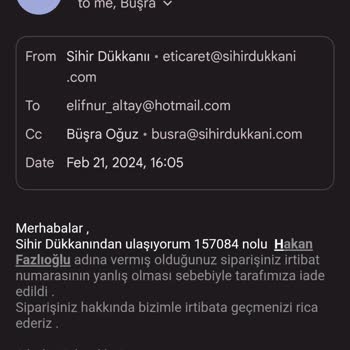 Sihir Dükkanı Siparişi Teslim Etmiyor