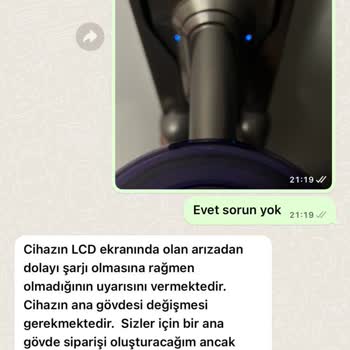 Dyson V15 LCD Ekran Arızası