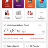 Vodafone İnternet Aşım Bedeli