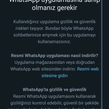 WhatsApp Aero Geri Gelsin Kaldırılmasın