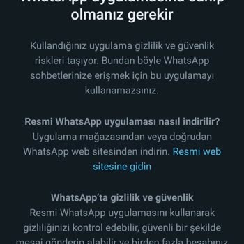 WhatsApp Messenger E Giriş Yapamıyorum