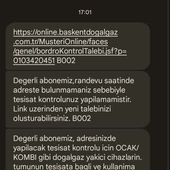 Mağdur Edildim Başkent Gaz