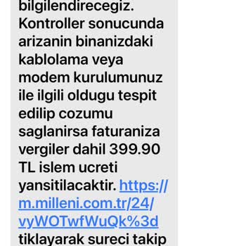 Millenicom Yavaş Sıkıntılı İnternet Mağduriyeti.