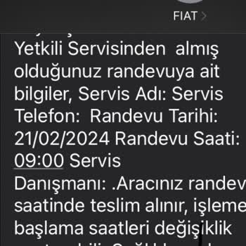 Otokoç Fiat Servis Kabulde Eksikler…
