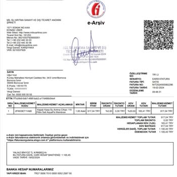 Milsu Art Satış Politikası