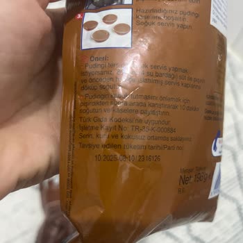 Dr. Oetker Puding Ambalajın Şişmesi