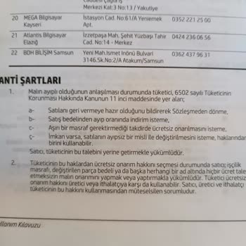 HP Garanti Gerçekleşmedi. Ekstra Ücret Alındı.