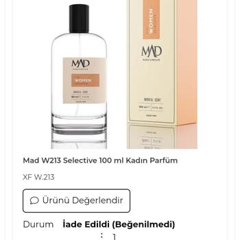 Mad Parfüm İzni Olmadan Değişim Yerine İade Yapıyor