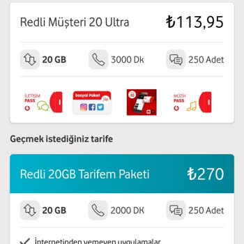 Vodafone'nun %136 Zamlı Tarife Değişikliği Teklifi Hakkında