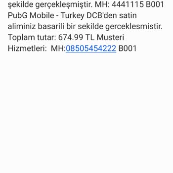 Paygru Şirketi PUBG Mobile Adı Altında Faturamda 700 TL Çekmişler