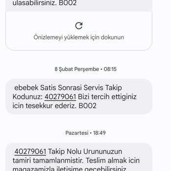 Sakarya Cadde 54 Ebebek Yalan Bildirim Mesajı