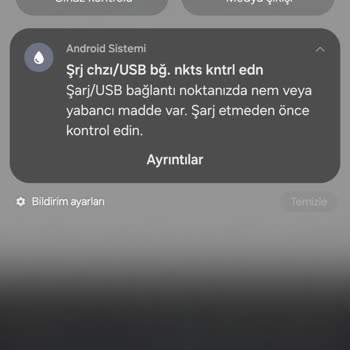 Samsung Telefonlarda Nem Algılandı Sorunu
