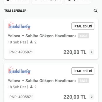 Enuygun.com Alınmayan Bilet Parası