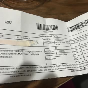 Skechers Kalitesiz Ürünle İki Kez Mağdur Olduk!