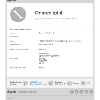 Dyson Corrale Arıza Ve Tamir Olamaması