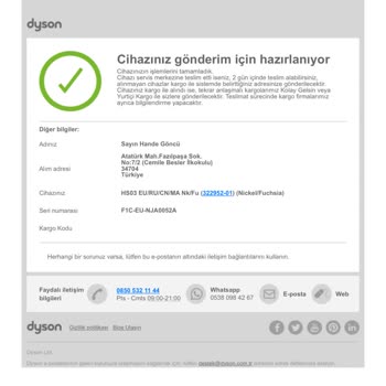 Dyson Corrale Arıza Ve Tamir Olamaması