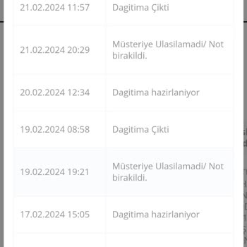 Passolig Kurye Teslimatı Yapılamama