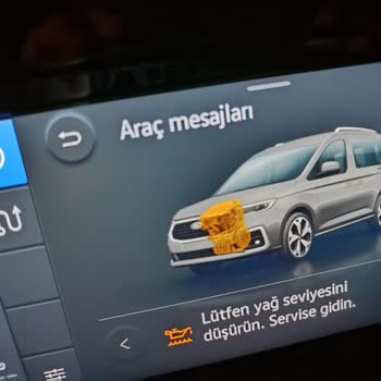 Ford Yeni Tourneo Connect Aracımda İkaz Işığı Yandı