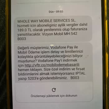 Vizyon Elektronik Para Zaplium / Bilinmeyen Ödeme