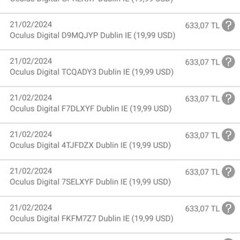 Oculus Ben Böyle Bir Alışveriş Yapmadım