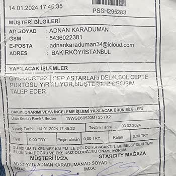 Derimod Ceketlerin Punto Dikişlerinde Atma Meydana Geldi