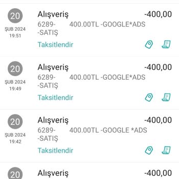 Google Ads Paramı Çekti