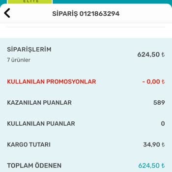 Watsons Puan Hediyesi Yüklenmedi