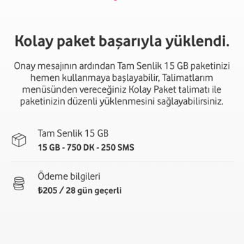 Vodafone Ücret İadesi Sorunu