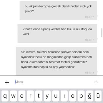 Zara Sipariş Verdiğim Ürünü Göndermedi