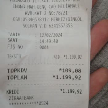 Armine Ürün Teslimi Yapmadı