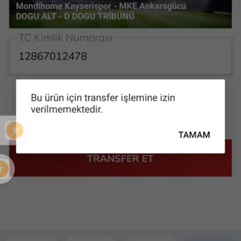 Passo Bilet Transferi Yapamıyorum