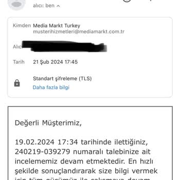 Media Markt Sattığı Ürüne Sahip Çıkmaması