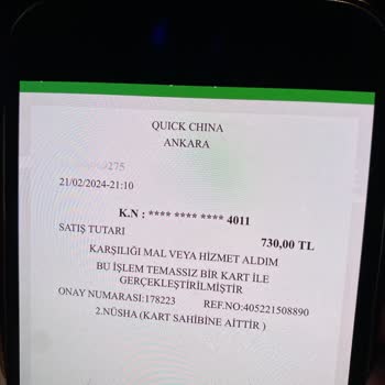 Quick China Vejetaryen Ürün Balıklı Çıktı