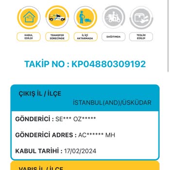 PTT Kargo Dolap İadem Teslim Edilmiyor