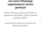 WhatsApp Resmi WhatsApp Sorunu