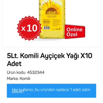 A101 Çiçek Yağı Aldığımı Zannedip Hesabımdan İyzico Adı Altında Para
