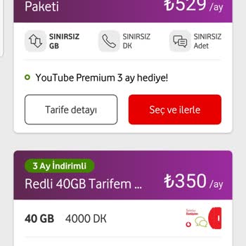 Vodafone Tarife Değişikliği Çok Pahalı