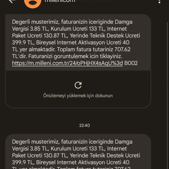 Millenicom Yapmadıkları İşin Ücretini Alıyor.