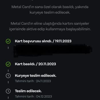 Papara Metal Kart Ve Jetlogi Sorunsalı