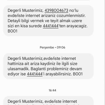 Türk Telekom İnternet Teknik Servis Desteği Vermiyor
