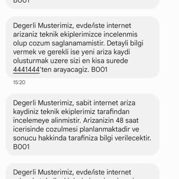 Türk Telekom İnternet Teknik Servis Desteği Vermiyor