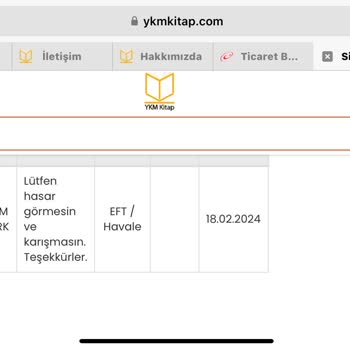 YKMkitap İade Talebi Yapmak İçin Kimseye Ulaşamıyorum