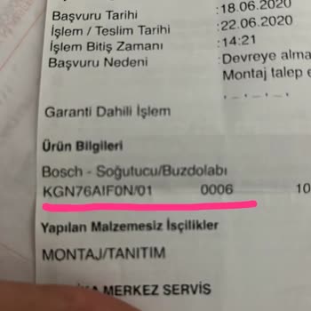Bosch Buzdolaplarında LED Aydınlatma Problemi
