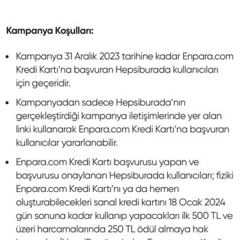 Enpara Hak Ettiğim Ödülü Vermiyor!