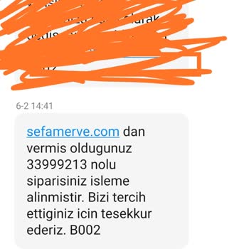 Sefamerve Kargomun Kayıp Olduğunu Söylüyor