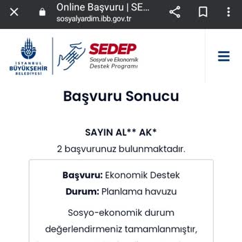 İBB Sosyal Yardim Sorunu