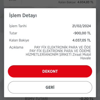 Payfix Hesaba Para Yatmadı