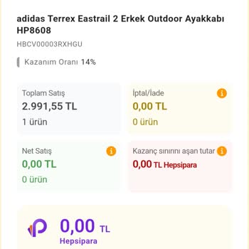 Hepsiburada Link Geliri Verilmemesi