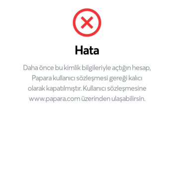 Papara Hesap Onaylatma Sorunu