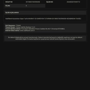 VakıfBank Kazandıran Tarife Ücreti İadesi
